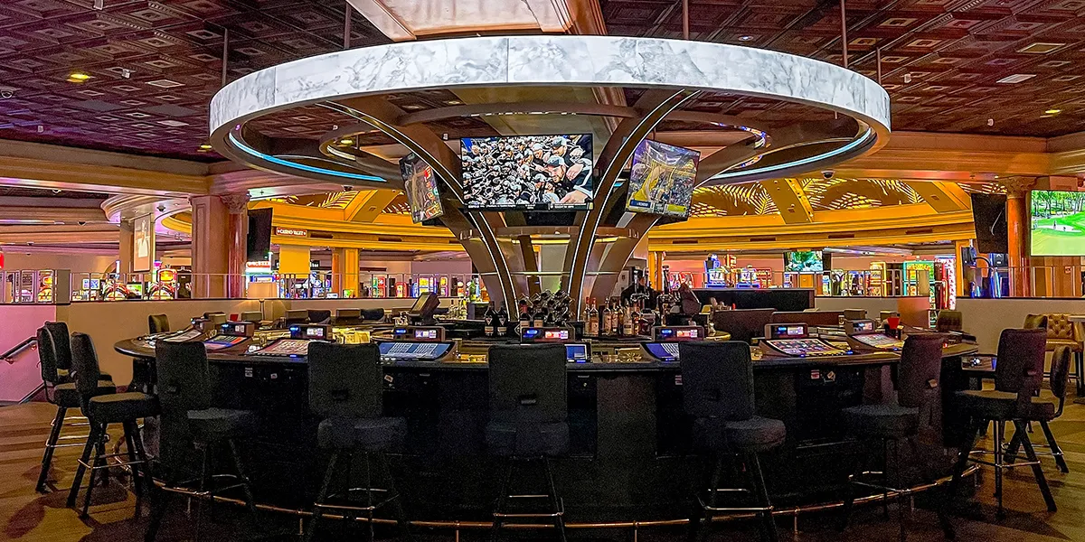 Grande table de roulette pour une soirée de jeux
